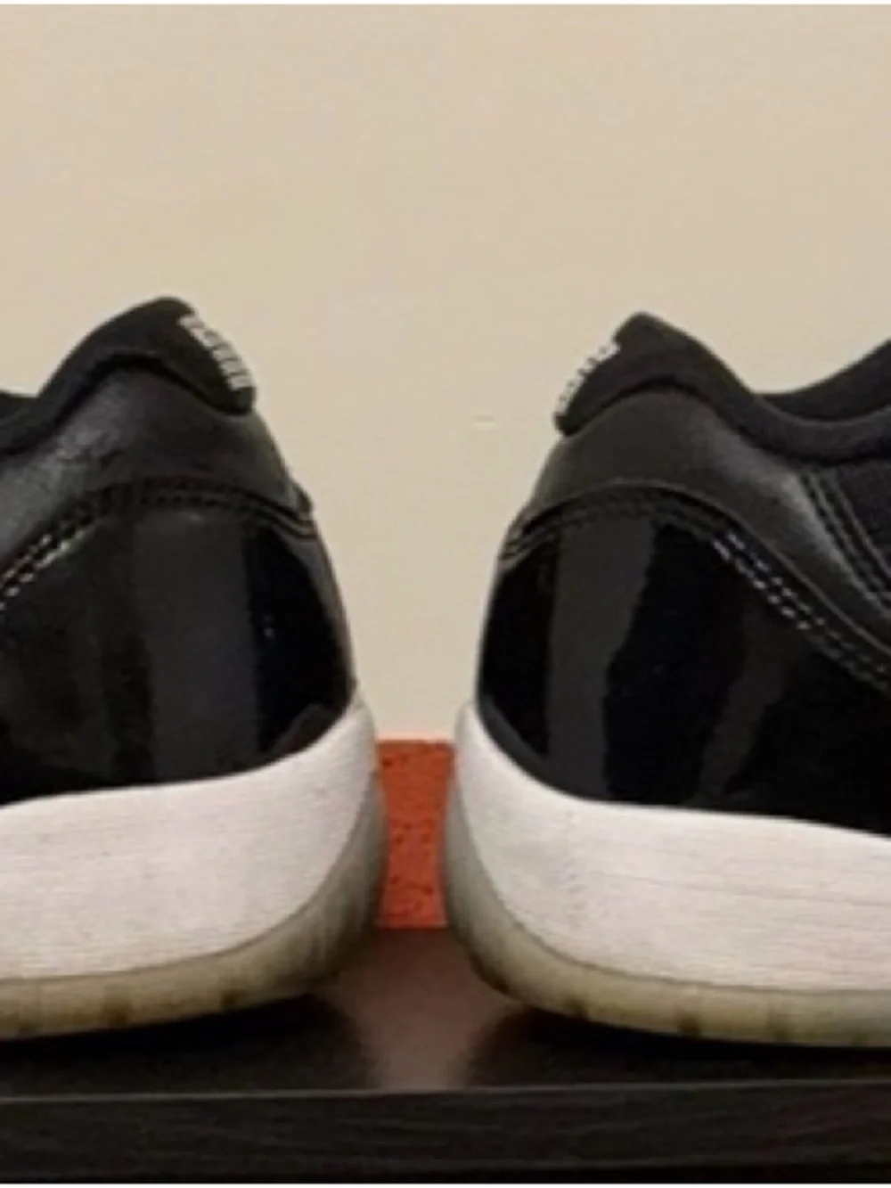 Retro Jordan 11’s Men's Black and White Low-Top Sneakers
